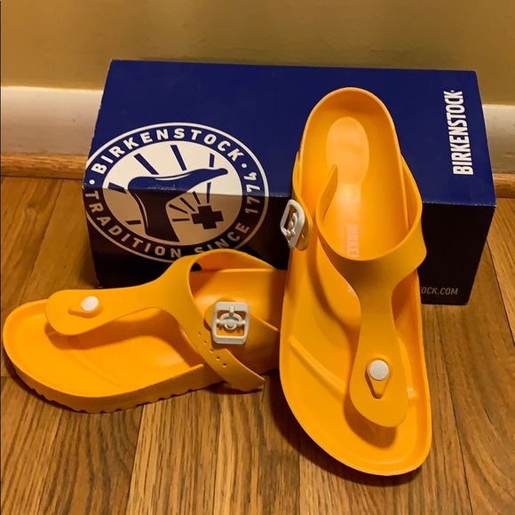 birkenstock eva scuba yellow